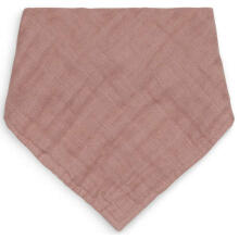 Jollein Bandana Bib Wrinkled Cotton Art.029-868-66042 Rosewood - Детский Хлопковый Слюнявчик - платочек (2 шт.)