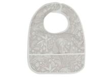 Jollein Bib Waterproof Art.029-864-66074 Botanical Nougat - Bērnu lacīte / priekšautiņš vidējais ūdensnecaurlaidīgs 2 gb.