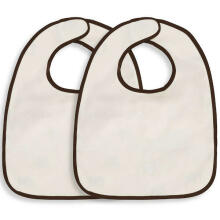 Jollein Terry Bib Waterproof Art.029-864-66029 Savannah - Детский слюнявчик средний влагоустойкий,2 шт