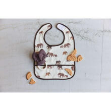 Jollein Terry Bib Waterproof Art.029-864-66029 Savannah - Детский слюнявчик средний влагоустойкий,2 шт