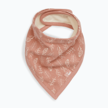 Jollein Bandana Bib Art.029-867-66028 Meadow Rosewood - Детский хлопковый слюнявчик/платочек