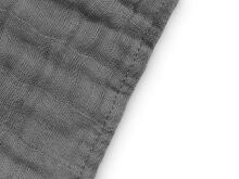 Jollein Bandana Bib Wrinkled Cotton Art.029-868-66009 Storm Grey
