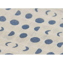 Jollein Muslin Moonlight Art.535-855-66032 Высококачественная муслиновая пелёнка из бамбука, 3 шт. (70x70 см)