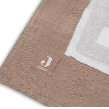 Jollein Bamboo Cotton Art.435-852-65310 Pale Pink Augstākās kvalitātes ietīšanas autiņš no bambusa,2 gb. (115x115 cm)