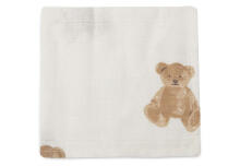 Jollein Muslin Face Teddy Bear Art.537-848-66095 - Augstākās kvalitātes muslina  autiņš no bambusa sejai, 3 gb. (30х30 cm)