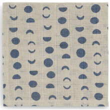 Jollein Muslin Mouth Cloth Moonlight Art.537-848-66032 - Aukščiausios kokybės muslino veido vystyklai, 3 vnt. (31x31 cm)