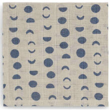 Jollein Muslin Mouth Cloth Moonlight Art.537-848-66032 - Высококачественная муслиновая салфетка для лица, 3 шт. (31х31 см)
