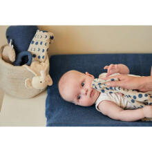 Jollein Muslin Mouth Cloth Moonlight Art.537-848-66032 - Высококачественная муслиновая салфетка для лица, 3 шт. (31х31 см)