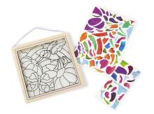 Melissa&Doug Stained Glass Rainbow Garden Art.14264 Набор Витраж-Мозайка