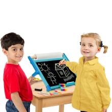 Melissa&Doug Deluxe Tabletop Art.12790 Galda molberts ar magnētu dēli