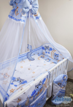 Ankras K-3  Kokvilnas gultas veļas komplekts no 3 daļām  (135x100/40x60x360)