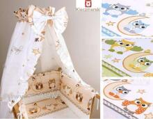 Ankras K-3  Kokvilnas gultas veļas komplekts no 3 daļām  (135x100/40x60x360)