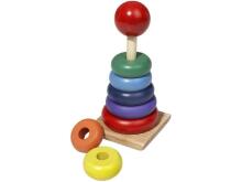 Melissa&Doug Rainbow Stacker Art.10576  Деревянная пирамидка