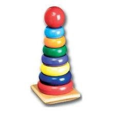 Melissa&Doug Rainbow Stacker Art.10576  Деревянная пирамидка