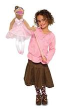 Melissa&Doug Puppets Ballerina Art.13895  Высококачественная мягкая игрушка марионетка на руку