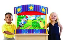 Melissa&Doug Tabletop Theatre Art.12536  Koka galda teātris