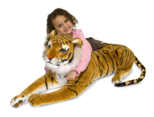 Melissa&Doug Stuffed Tiger Art.12103   Высококачественная мягкая игрушка