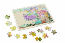Melissa&Doug Jigsaw Puzzles Mermaid Art.12911  Деревянный развивающий пазл