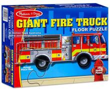 Melissa&Doug Floor Puzzle Fire  Art.10436  Напольный мягкий коврик пазл (24 шт.)
