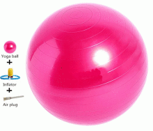 Frogeez™ Gymnastic Fitball Art.L20076 Pink Fitnesa, Jogas, Vingrošanas/gimnastikas bumba, 75сm
