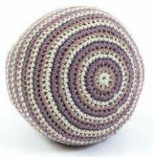 Smallstuff  Crochet Balls Art.40028-07  Loodusliku bambuse kootud pall, 14 sm