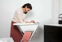 Childhome Baby Bathtub Art.CHBBTWG Ванночка для малышей со сливом 79 cм
