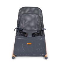 Childhome Evolux Bouncer Art.CHEVOBONA Anthracite Ergonomisks šūpuļkrēsliņš