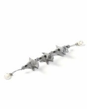 Smallstuff Stroller Chain Knittet Art.41000-11, Riputatav mänguasi puuvillast kärule
