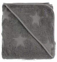 Smallstuff Baby Towel Grey Art.72001-02  Bērnu frotē dvielis ar kapuci (85x85 cm )