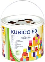 Bino Kubico Art.BN84204  Деревянные кубики в ведёрке