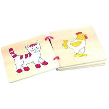 Bino Wooden Book Art.BN84148 Koka gramatiņa