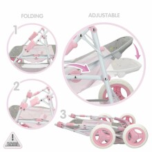 Colorbaby Lovely Friends Art.49274 Doll stroller with cradle 2 in 1