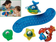 Fisher Price Stay 'N Play Bath Friends Art. B0662 Игровая панель для ванны 'Подводная команда'