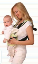 MOTERIS Kengūros krepšys Nr. 6 KANGAROO skirtas vaikams nuo 4 iki 18 mėnesių (sveriantiems nuo 3 iki 13 kg).