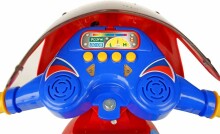 ARTI 2126 baltas / mėlynas motorinės policijos radijo FM vaikų motoroleris su akumuliatoriumi