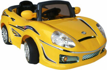 ARTI automobilis su akumuliatoriumi, nuotolinio valdymo pulteliu ir MP3 698R ROADSTER geltonas