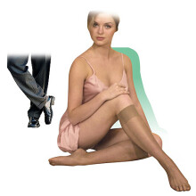 „Tonus Elast Cotton Art.0401“ medicininės elastinės kompresinės kojinės su pirštų dalimi, su medvilne, universalios