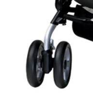 Peg Perego'18 Pliko P3 ratu priekšējais ritenis