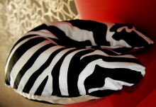 La bébé Basic Linen Гречневая подковка для сна / кормления малыша из натурального льна Art.Lin 19*46cm