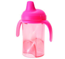 Difrax Pink krūzīte ar stingru knupīti 250ml