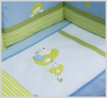 NINO-ESPANA набор детского постельного белья 'Erizo Blue'  2
