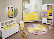FERETTI -  Bērnu gultas veļas komplekts 'Bee Yellow Prestige' TERZETTO 3 
