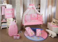 FERETTI - Bērnu gultas veļas komplekts 'Juliet Pink Prestige' DUETTO 2