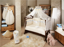 FERETTI - Bērnu gultas veļas komplekts  'Rabbit Ecru Premium'  TERZETTO 3 