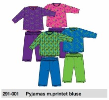 Pippi Art.1473-723  Bērnu kokvilnas pidžama