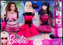 Matel Barbie mados menas. N4855A Barbių drabužių komplektas