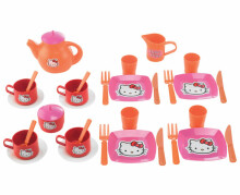 Ecoiffier 2609 Hello Kitty Детская посуда 33 шт., 18+мес.