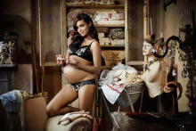 HOTmilk Art.6346 Maternity Nursing Bra Quiet Storm (QS)