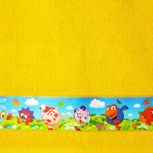 „Baltic Textile“ kilpiniai rankšluosčiai Medvilninis kilpinis rankšluostis su vaikų paveiksliuku „Smešariki 50X90“