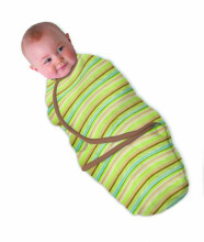 Summer Infant Art.87816 SwaddleMe Хлопковая пелёнка для комфортного сна, пеленания  от 6,4 кг до 8.2 кг.